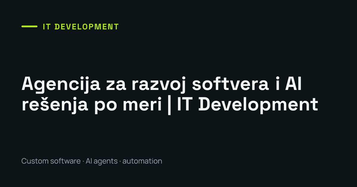 IT Development